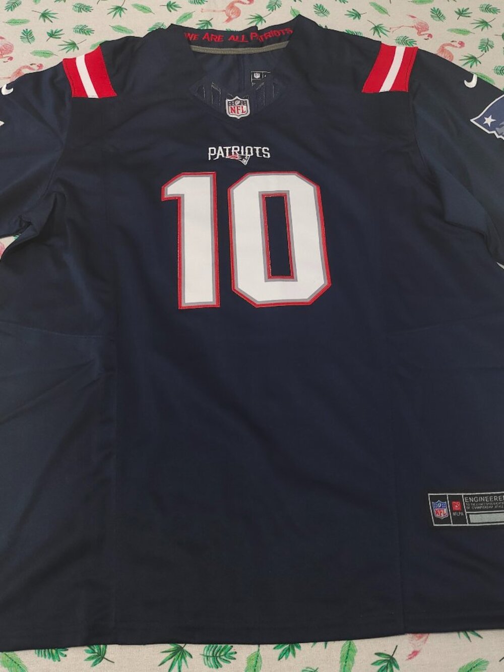 Patriots Navy Blue NFL Jersey #10